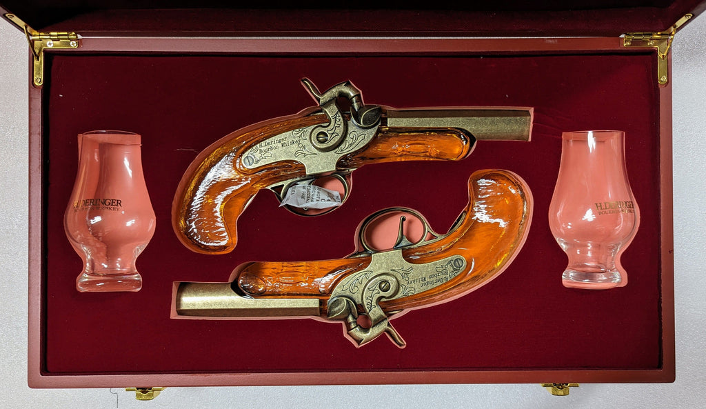 Bourbon Whiskey H.Deringer Bourbon Whiskey Pistol Set 2x200 ml L&P Wines & Liquors