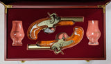 Bourbon Whiskey H.Deringer Bourbon Whiskey Pistol Set 2x200 ml L&P Wines & Liquors
