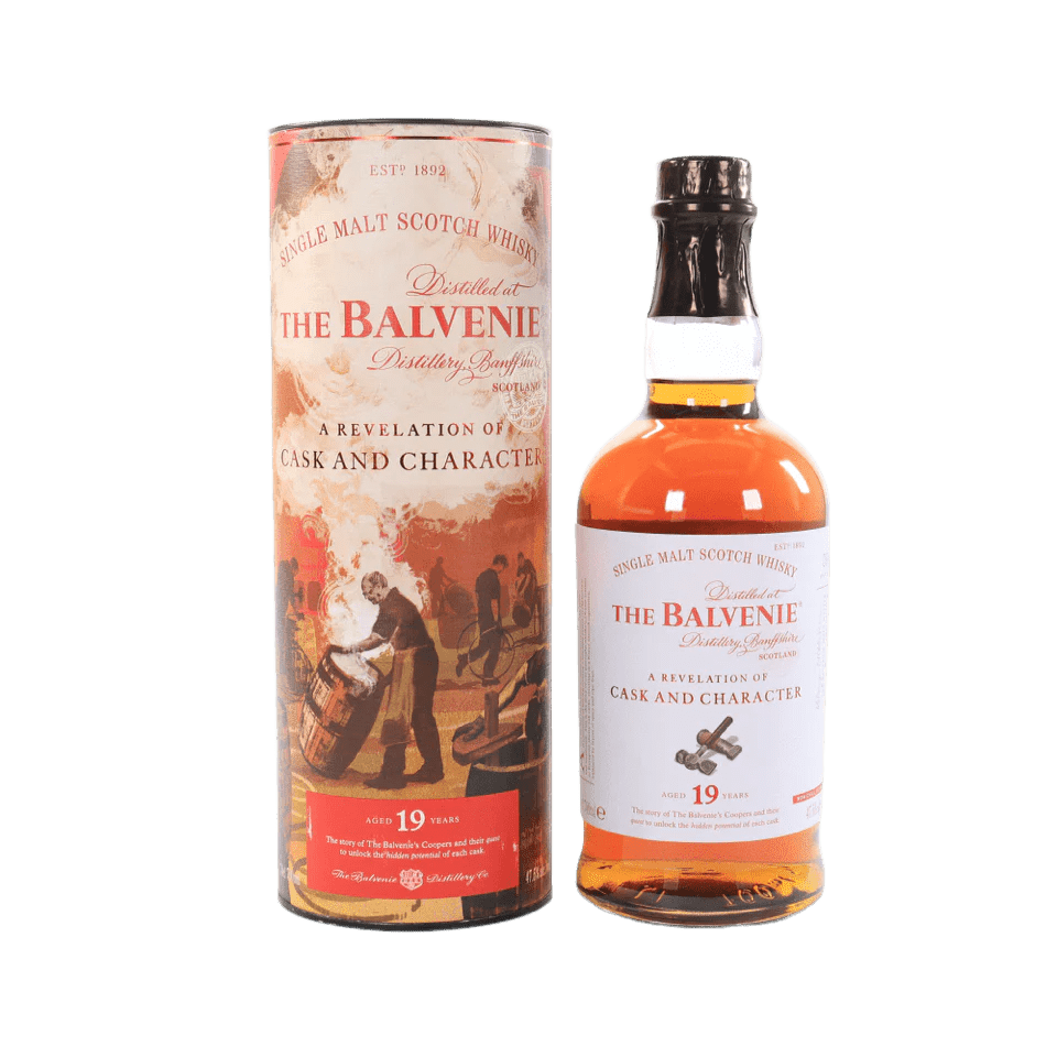 BALVENIE 19 YEAR OLD (A REVELATION OF CASK AND CHARACTER) STORIES RANGE LP Wines & Liquors