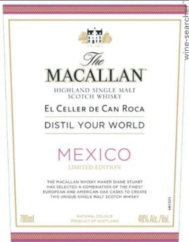 MACALLAN DISTIL WORLD MEXICO LP Wines & Liquors