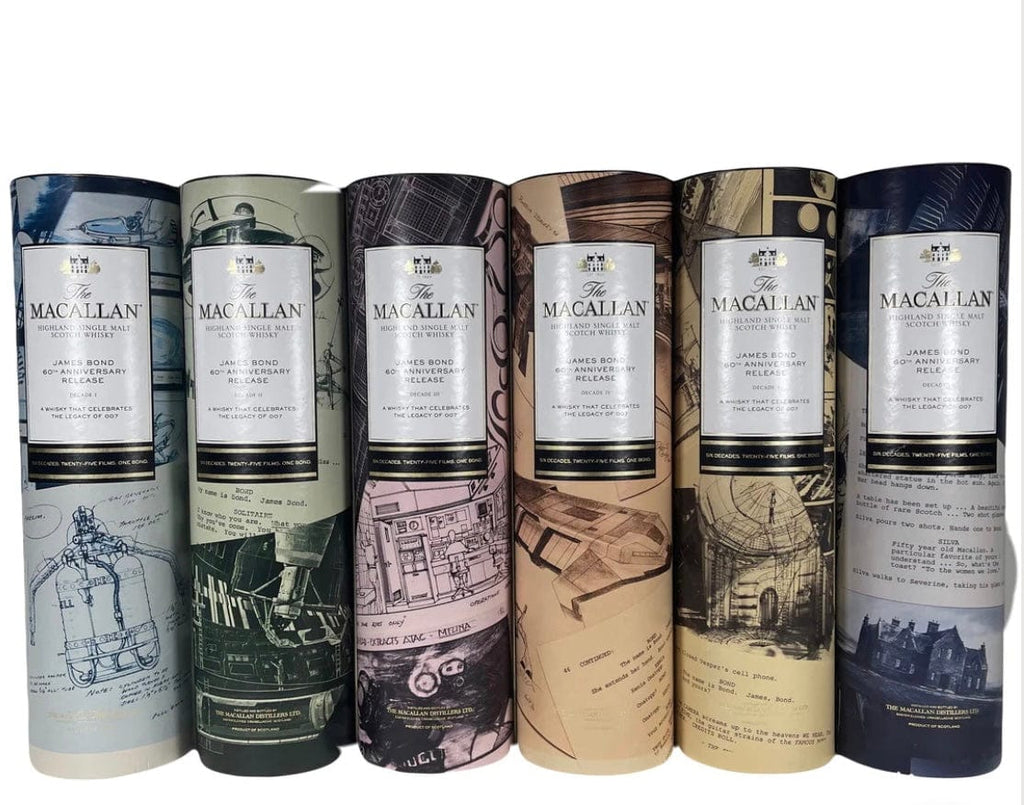The Macallan James Bond 60th Anniversary Release
Decade I-VI (Full set) LP Wines & Liquors