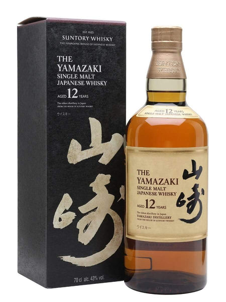 The Yamazaki Suntory Single Malt Japanese Whiskey 12 Year 750ml