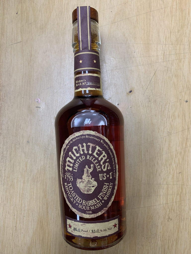 Whiskey,bourbon Michters Toasted Barrel Finish Sour Mash L&P Wines & Liquors
