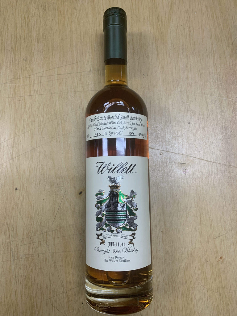 Willett Rye 4 years 750 ml L&P Wines & Liquors