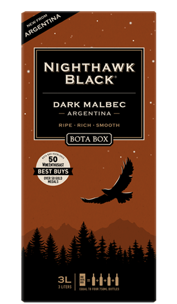 Argentina Red Wines Bota Box Nighthawk Black Dark Malbec LP Wines & Liquors