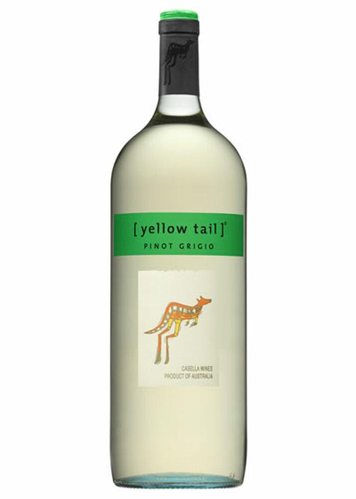 Australia White Wines Yellow Tail Pinot Grigio 1.5L LP Wines & Liquors