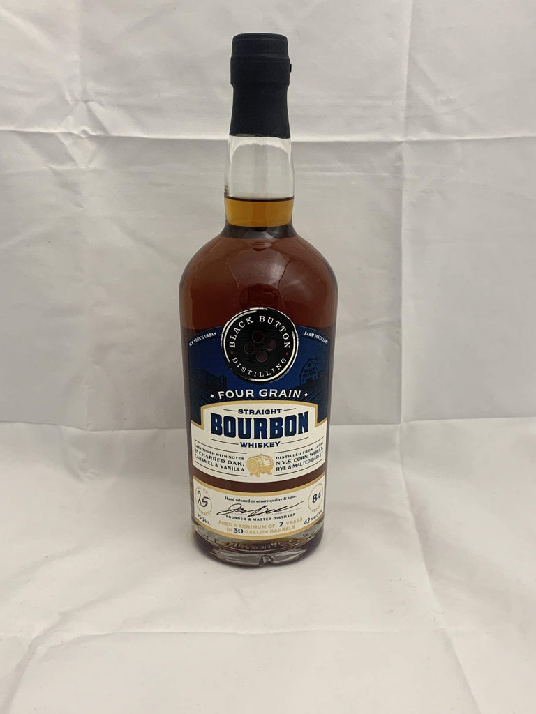 Bourbon Whiskey Black Button Distilling Four Grain Bourbon Whiskey 750ml LP Wines & Liquors