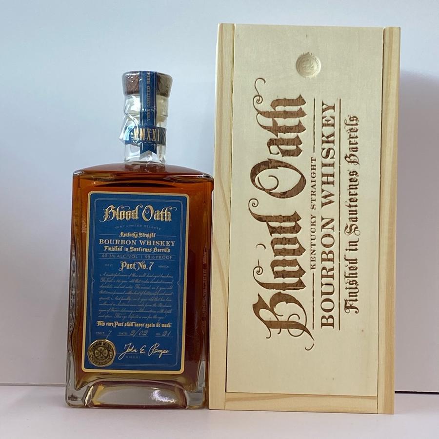 Bourbon Whiskey Blood Oath Bourbon Pact 7 LP Wines & Liquors