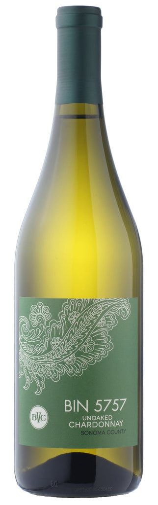 California White Wines Bin 5757 Unoaked Chardonnay 2020 Sonoma County 750ml LP Wines & Liquors