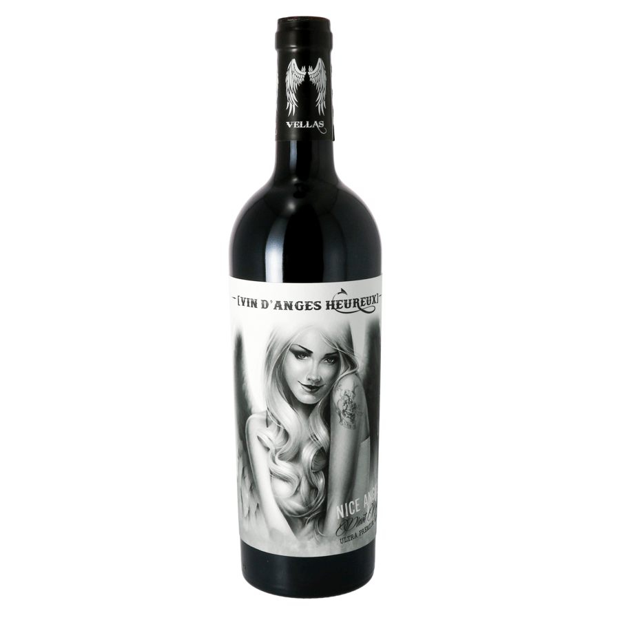 France Red Wines Nice Angel Pinot Noir Vin d’anges Heureux 750ml LP Wines & Liquors