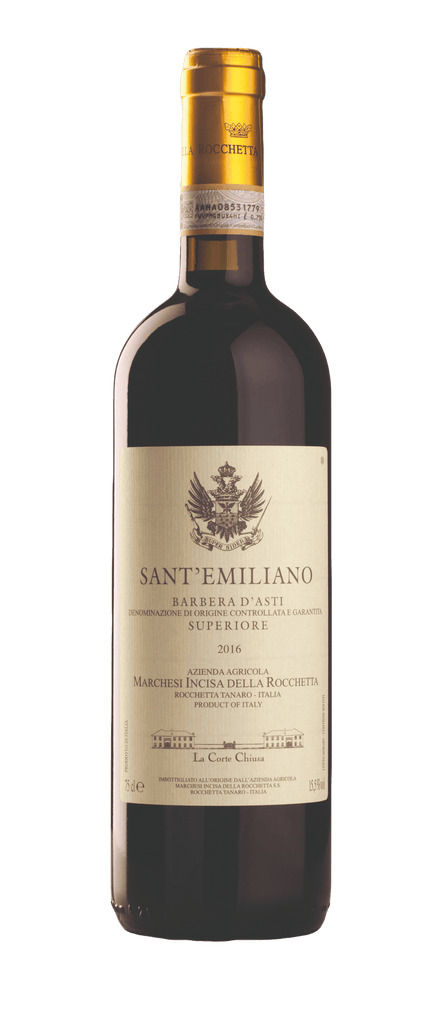 Italy Red Wines SANT’EMILIANO BARBERA D’ASTI SUPERIORE DOCG 2017 750ml LP Wines & Liquors