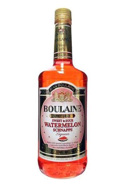 Liquers Boulaine Sweet & Sour Watermelon Schnapps Liqueur 1L LP Wines & Liquors