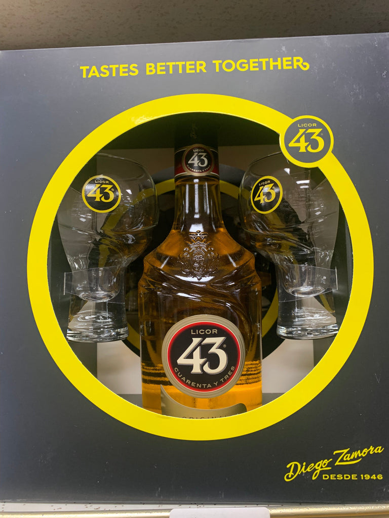 Liquers Licor 43 750ml Gift Set + 2 glasses LP Wines & Liquors