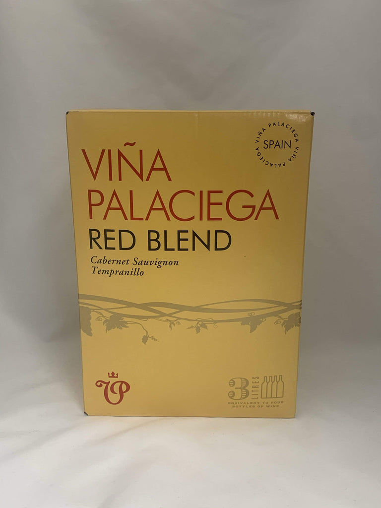 Spain Red Wines Vina Palaciega Red Blend Cabernet Sauvignon Tempranillo Box Wine 3L LP Wines & Liquors