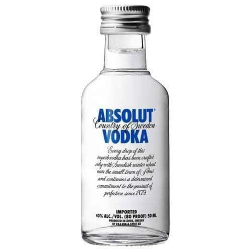 Vodka Absolut Vodka Mini 50ml LP Wines & Liquors