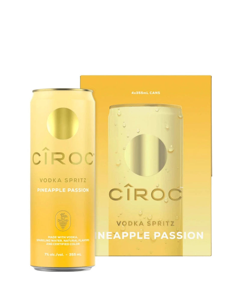 Vodka Ciroc Vodka Spritz Pineapple Passion 4 pack LP Wines & Liquors
