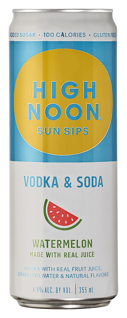 Vodka High Noon Seltzer Watermelon LP Wines & Liquors