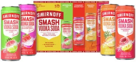 Smirnoff Smash Vodka Soda Variety 8pk-12oz cans – LP Wines & Liquors