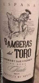 Spain Red Wines Bamberas del Toro Cabernet Sauvignon 750 L&P Wines & Liquo