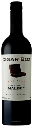 Argentina Red Wines Cigar Box Malbec 750 ml L&P Wines & Liquors