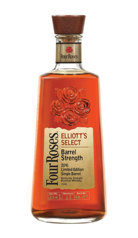 Bourbon Four Roses “Elliott’s Select”  Single Barrel Bourbon 2016 Limited Edition L&P Wines & Liquors