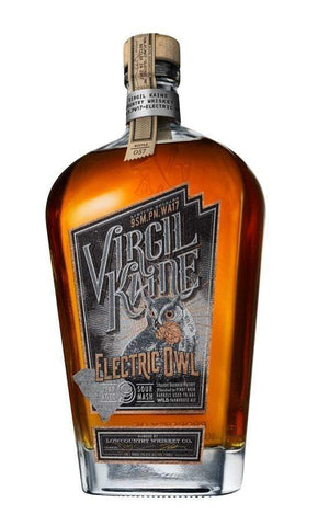 Bourbon Whiskey Virgil Kaine’s Electric Owl  9 year-old sour mash L&P Wines & Liquors