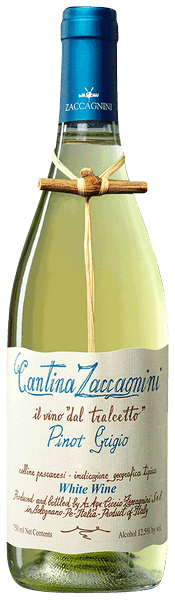 Italy White Wines Cantina Zaccagnini Pinot Grigio (Tralcetto) L&P Wines & Liquors