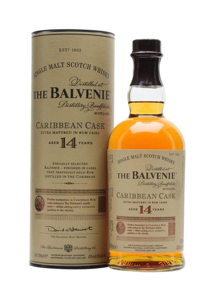 Balvenie 14 Year Old Caribbean Cask Scotch Whiskey 750ml – LP
