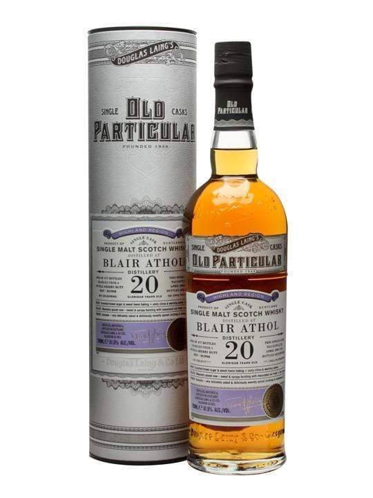 Scotch Whisky Blair Athol Old Particular 20 Year Old L&P Wines & Liquors