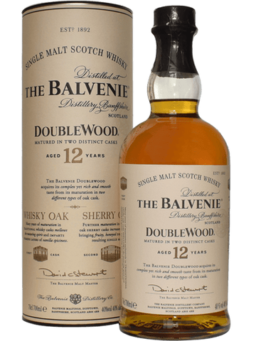 Scotch Whisky The Balvenie 12 Year Old DoubleWood Single Malt Scotch Whisky L&P Wines & Liquors