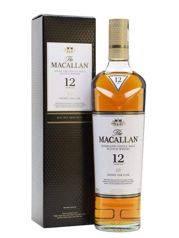 Scotch Whisky The Macallan Sherry Oak Scotch Single Malt 12 Year L&P Wines & Liquors
