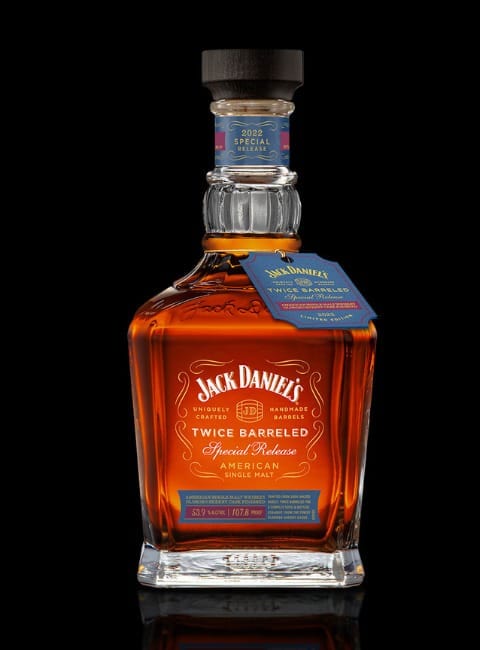 Tennessee Whiskey, Single Malt Jack Daniel’s Twice Barreled 2022 Special Release L&P Wines & Liquors