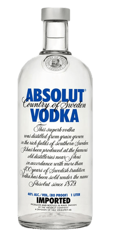 Vodka Absolut Vodka L L&P Wines & Liquors