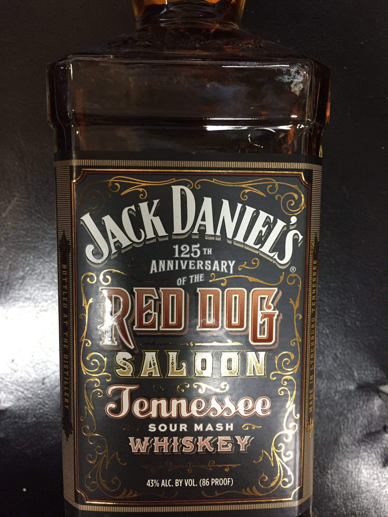 Whiskey Jack Daniels Red Dog Saloon 125th Anniversary L&P Wines & Liquors