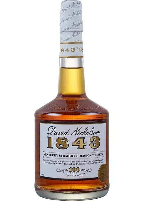 Bourbon Whiskey David Nicholson 1843 Straight Bourbon Whiskey 750ml LP Wines & Liquors