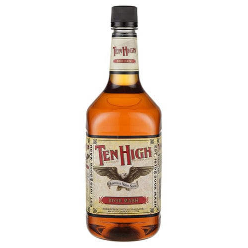 Ten High Sour Mash Bourbon Whiskey with Natural Flavors 1L – LP Wines ...
