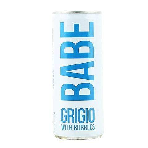 California White Wines Babe Pinot Grigio Can with Bubbles 250ml LP Wines & Liquors
