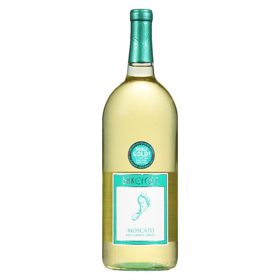 California White Wines Barefoot Moscato White Wine 1.5L LP Wines & Liquors
