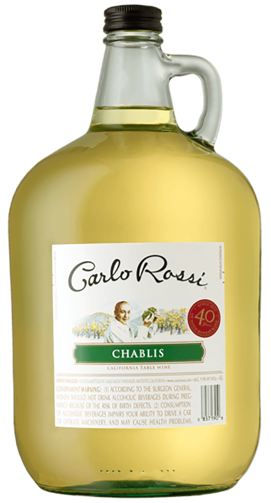 California White Wines Carlo Rossi Chablis 4L LP Wines & Liquors