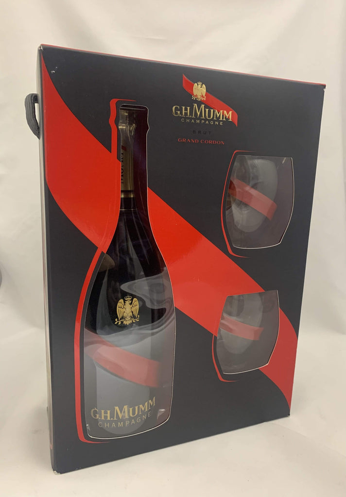 G.H Mumm Champagne Gift Set + The Cloupe Glassware 750ml