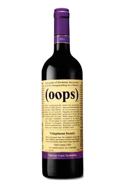 Chile Red Wines (Oops) Cabernet Franc Carmenere 750ml LP Wines & Liquors