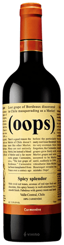 Chile Red Wines Oops Spicy Splendor(Carmenere) 750ml LP Wines & Liquors