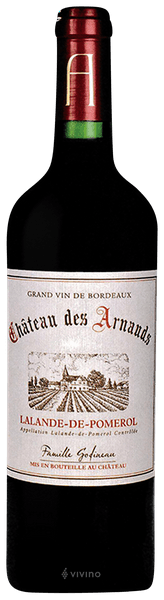 France Red Wines Chateau des Arnauds Lalande-De-Pomerol 2014 750ml LP Wines & Liquors