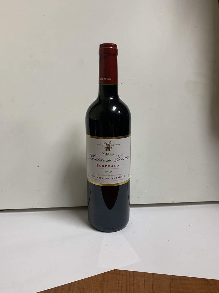 France Red Wines Chateau Moulin du Terrier Bordeaux 2017 LP Wines & Liquors