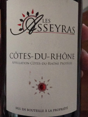 France Red Wines Les Asseyras Cotes-du-rhone 750ml LP Wines & Liquors