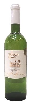 France White Wines Maison Givas Vin No. 2 Bordeaux Sauvignon Blanc 750ml LP Wines & Liquors