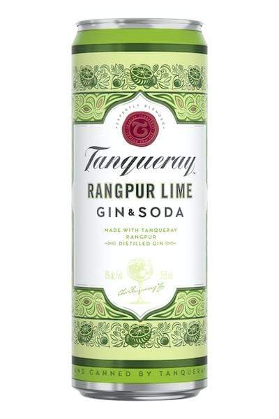 Gin Tanqueray Rangpur Lime Gin & Soda Cans 355ml LP Wines & Liquors