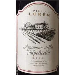 Italy Red Wines Villa Loren Amarone della Valpolicella 2013 750ml LP Wines & Liquors