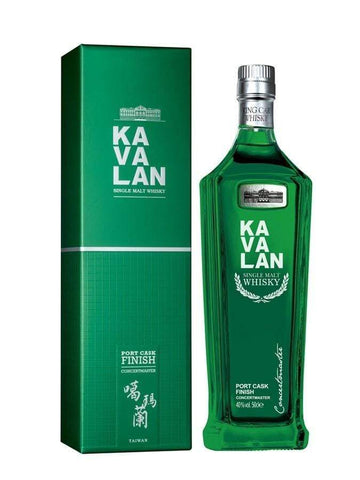 KAVALAN - Concertmaster Port Cask Finish - Whisky Single Malt - 40% Alcool  - Origine : Taïwan/Yilan County - 70 cl : : Epicerie