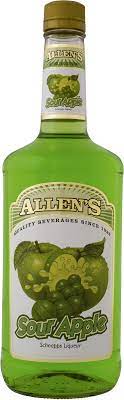 Liquers Allen's Sour Apple Schnapps Liqueur 1L LP Wines & Liquors